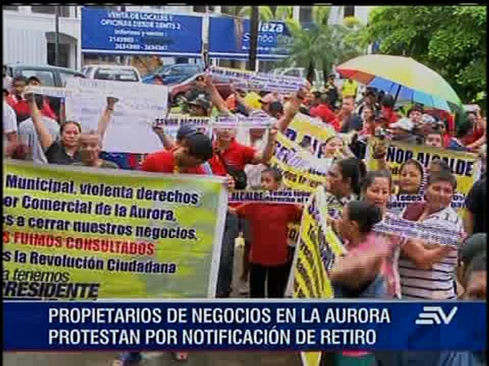 Protesta La Aurora