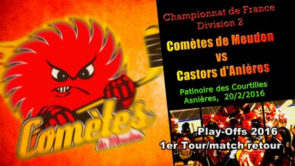 Comètes de Meudon vs Castors d’Asnières 20/2/2016