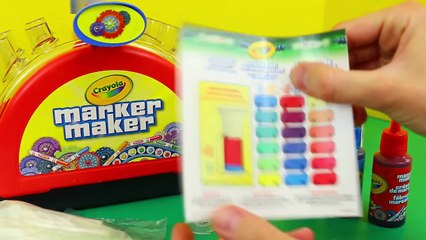 CRAYOLA MARKER MAKER Play Set! Make Your Own Makers Easy DIY Kit With DisneyCarToys