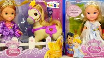 Play Doh My First Petite Princess Rapunzel and Pony Cinderella Prince Charming Disney Doll