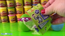 PLAY DOH Ninja Turtles Surprise Eggs Unboxing TMNT LEGO PAW PATROL MICKEY