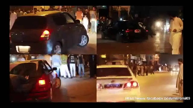 Drifting Cars In Rawalpindi On Independence Day - Pakistan