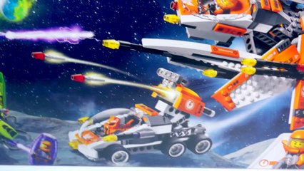LEGO Space Ship Rover Alien Bug Obliterator Galaxy Squad Action Toy Unboxing Play Video Co