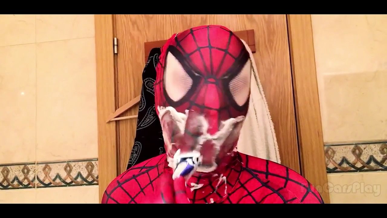 New Spiderman Bath Time in Real Life - Superhero Movie w/ Spiderman BathTime!