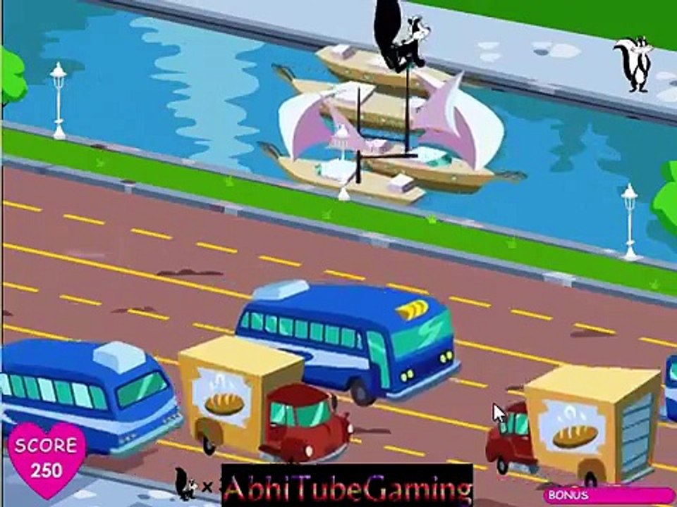 Pepe LePews Love Run Game Pepe LePew Games For Kids Dailymotion Video