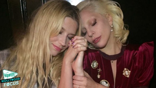 Lady Gaga Sweetly Kisses Kesha to Show Support Against Dr. Luke
