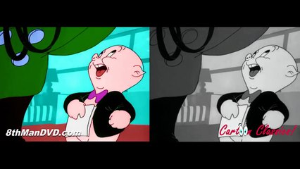 LOONEY TUNES: Porky Pigs Feat (2016 Newly Colorized Preview HD 1080p)