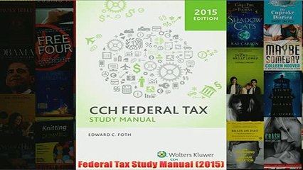 Download PDF  Federal Tax Study Manual 2015 FULL FREE