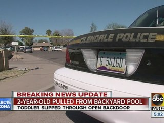 2-year-old pulled from backyard pool