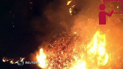 Evacuations underway in Malibu brushfire