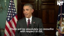 President Obama Says We Can Destroy ISIL By Ending The Civil War In Syria
