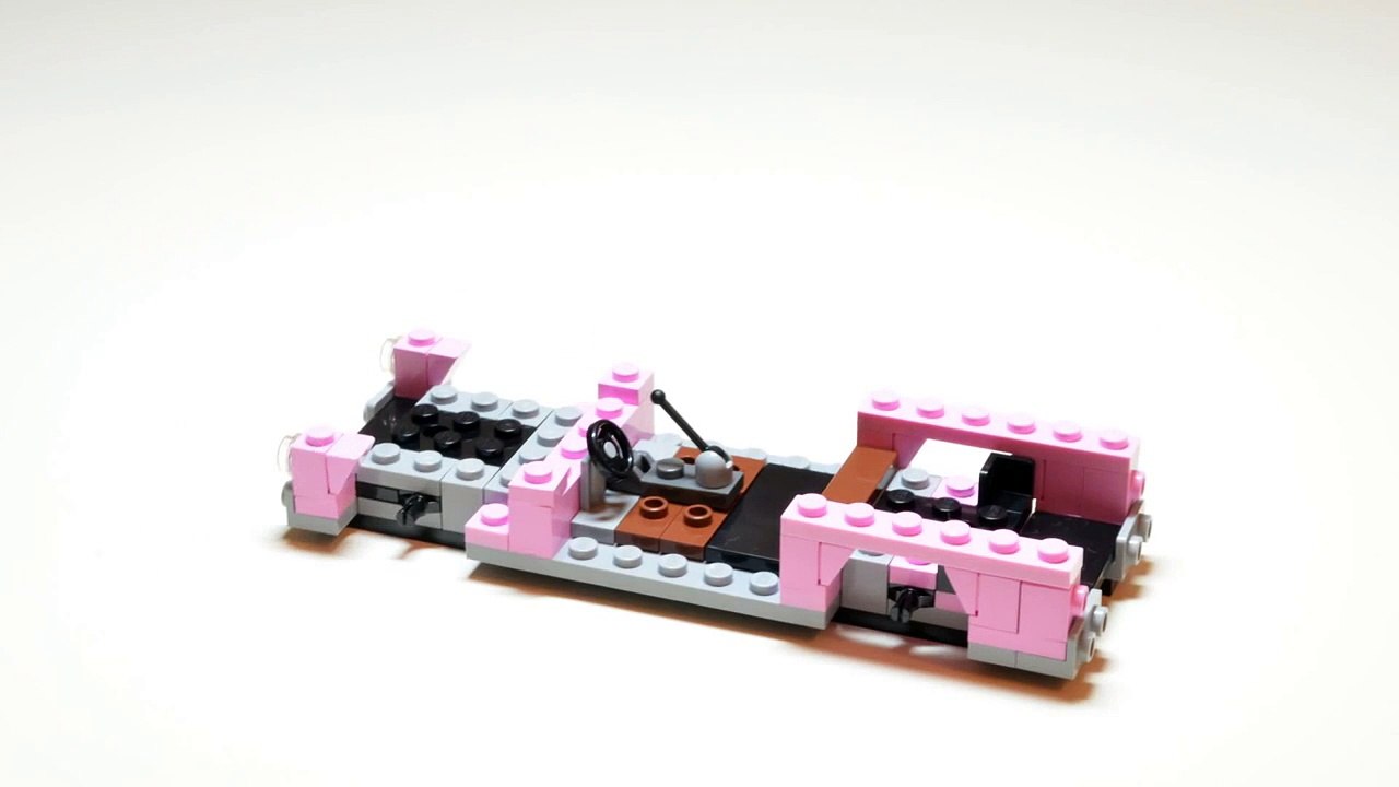 Lego Simpsons Homer Car Animated Stop Motion Build.