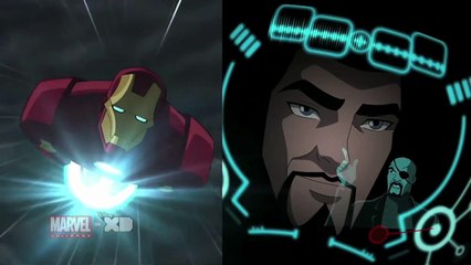 Iron Man & Iron Spider - Irresponsible Clip - Ultimate Spider-Man Adrian Pasdar