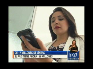 Ecuador ya no tiene 3,7 millones de líneas de telefonía celular
