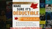 Download PDF  Make Sure Its Deductible Fourth Edition FULL FREE