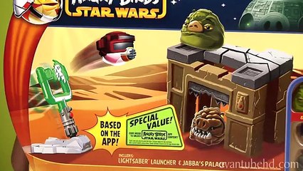 Angry Birds STAR WARS TOY - JABBA S PALACE BATTLE GAME Review Unboxing + Carbonite HAN SOLO Bird