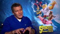 The Spongebob Movie: Sponge Out Of Water: Antonio Banderas Burger Beard Official Interview