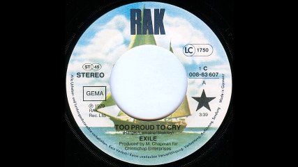 Exile - Too Proud To Cry (radio version) (1979)
