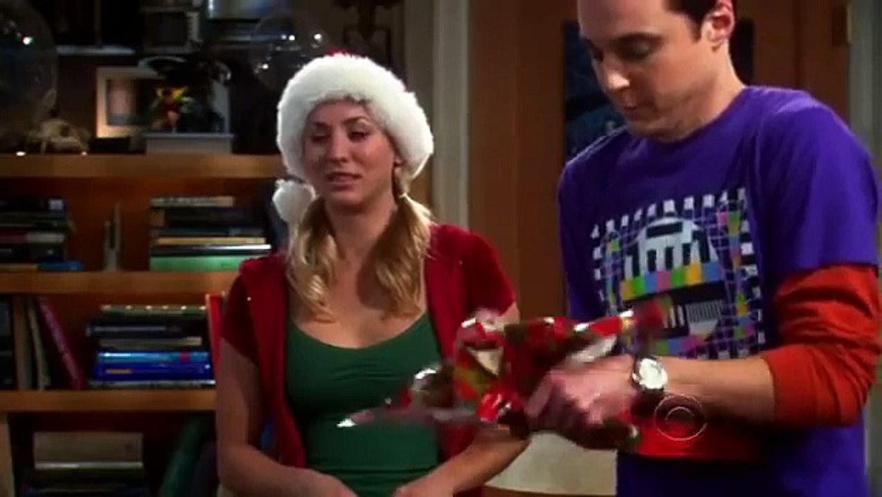 The Big Bang Theory Pennys Christmas gift to Sheldon Dailymotion Video