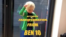 BEN 10 transformation into Jet Ray (Atticus)