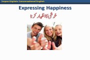 Learn English Language and understand basic English speaking in Urdu   14. Expressing happiness