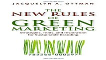 Download The New Rules of Green Marketing  Strategies  Tools  and Inspiration for Sustainable