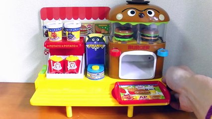 Anpanman Dekitate Please Hamburger Shop アンパンマン できたてプリーズ!アンパンマンのハンバーガー屋さん がたのしい！★セガトイズ！Kitc