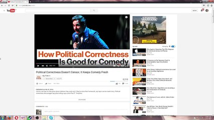 Political Correctness Doesn't Censor, It Keeps Comedy Fresh ..lulz..