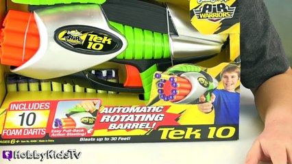Toy Hunt! Blaster Shoots MiniFig Lego Bricks + Imaginext Batman Superman Tek 10 HobbyKids