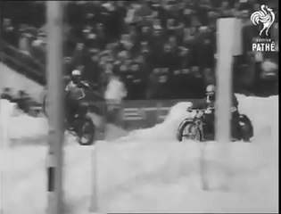 Course sur glace en moto 1965