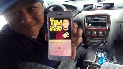 Listen to podcast from iPhone thru older car stereo
