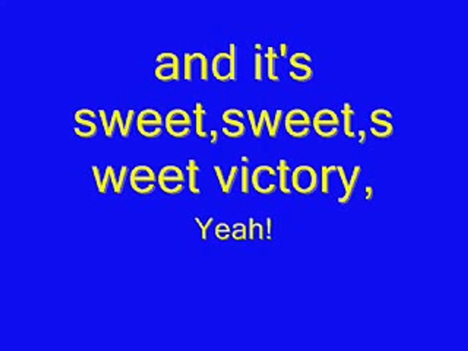 Sweet Victory Lyrics Spongebob Video Dailymotion