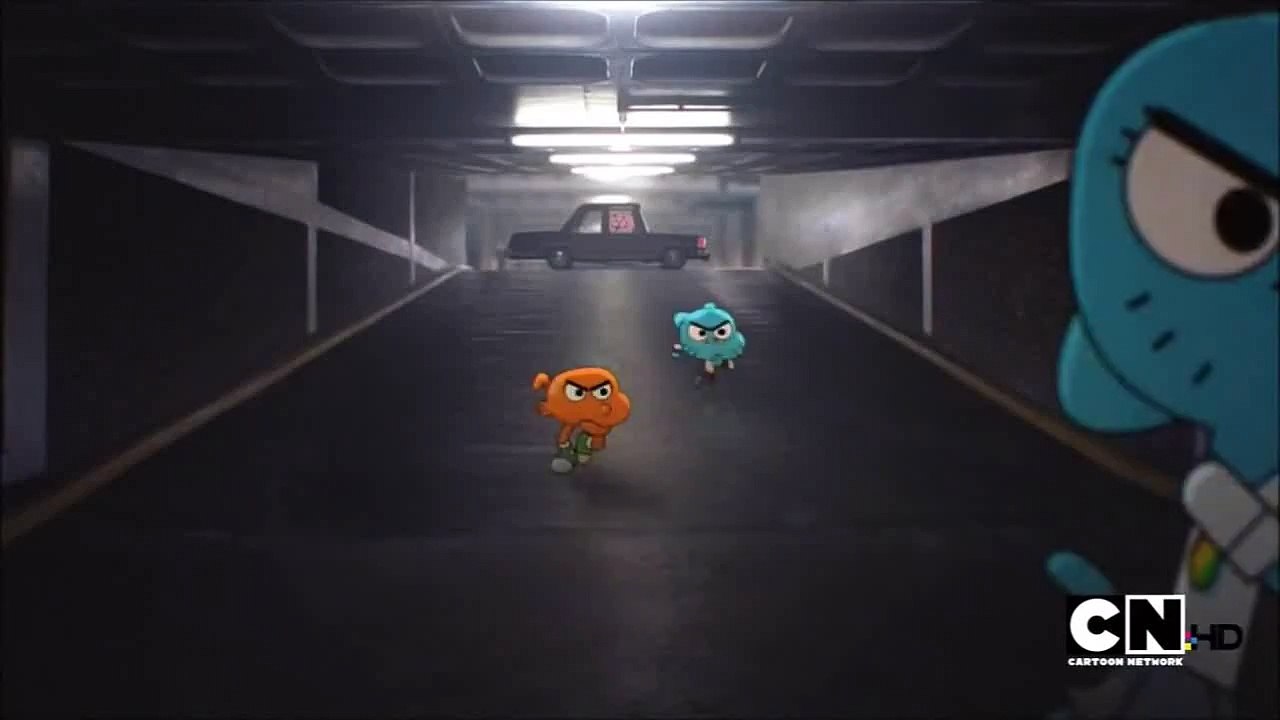 Richard tries to jump!! The amazing world of Gumball - The Remote