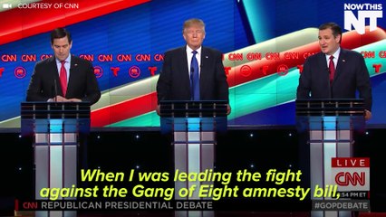 Cruz & Rubio Ganged Up on Trump Over Immigration