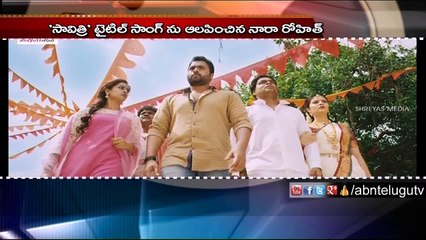 Nara Rohit turns singer (26-02-2016)