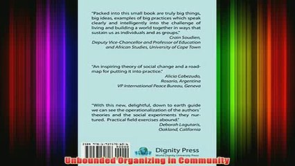 Download PDF  Unbounded Organizing in Community FULL FREE
