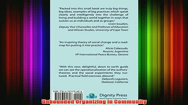 Download PDF Unbounded Organizing in Community FULL FREE