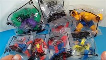 2010 MARVEL HEROES SET OF 8 McDONALDS HAPPY MEAL KIDS TOYS VIDEO REVIEW