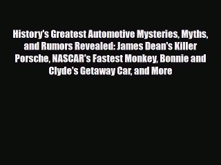 Descargar video: Download History's Greatest Automotive Mysteries Myths and Rumors Revealed: James Dean's Killer