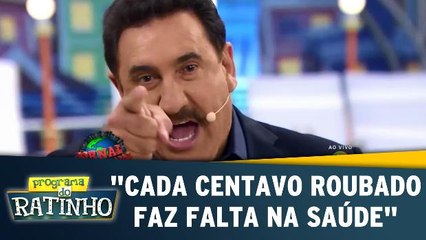 Ratinho faz desabafo sobre a saúde pública do Brasil