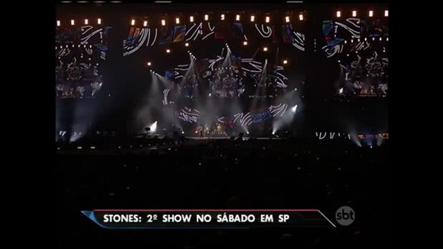 SP: Show dos Rolling Stones leva mais de 60 mil pessoas ao estádio do Morumbi