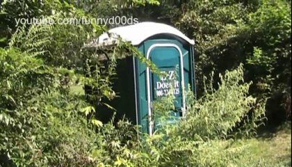 Funny Pranks : Funny Porta Potty SPLASH Prank