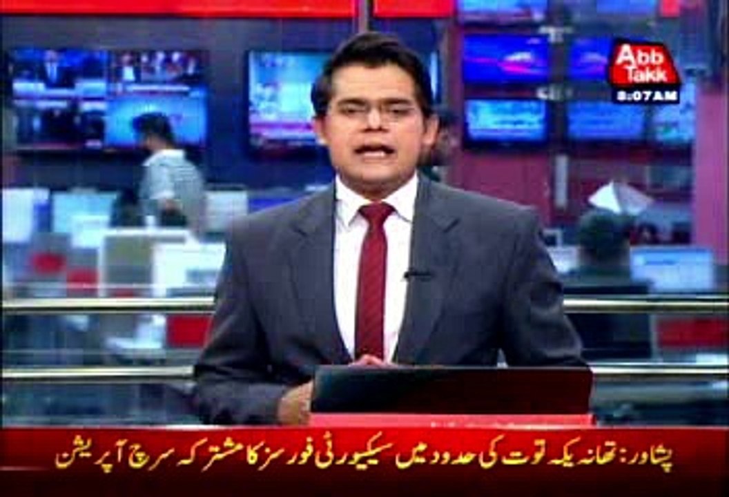 Peshawar: Police and security forces search operation in Yakatoot