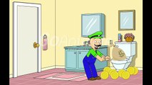 Caillou plays Luigis Mansion/Grounded