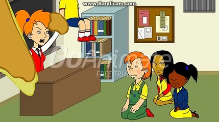 Caillou Poops On His Teacher and gets Grounded