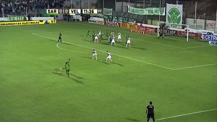 Assman atoró bien. Sarmiento 0 - Vélez 0. Fecha 1. Primera División 2016.