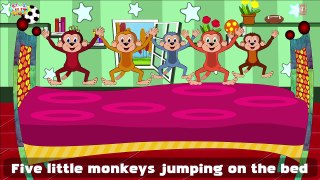 Best Nursery Rhyme - Five Little Ducks And Monkey   Kids Hut - Rhymes