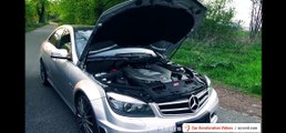 BMW M5 F10 vs Mercedes C63 AMG SOUND BATTLE 6,2l V8 vs 4,4 Biturbo Exhaust REVS revving