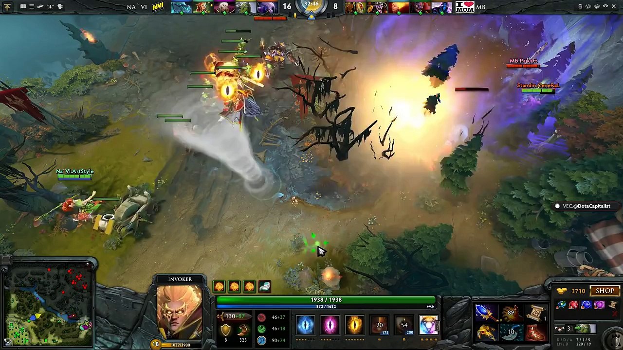 Dendi Invoker vs Mamas Boys Dota 2