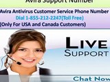 Avira Customer Service Phone Number @1855-212-2247 Avira Antivirus install, renewal, Update Not Working on my Pc